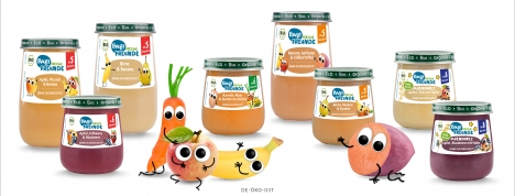 Beikost: Kindersnackmarke Freche Freunde startet mit Gläschen für Babys -